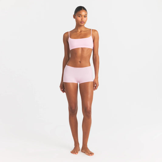 EVERYDAY COTTON SCOOP BRALETTE | PEONY
