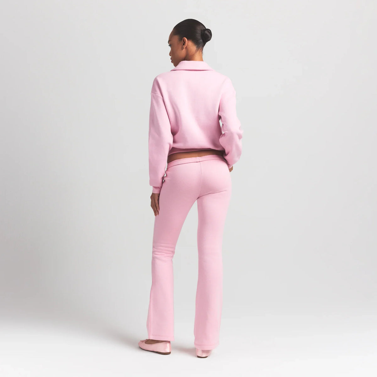 COTTON FLEECE POLO SWEATSHIRT | HALITE