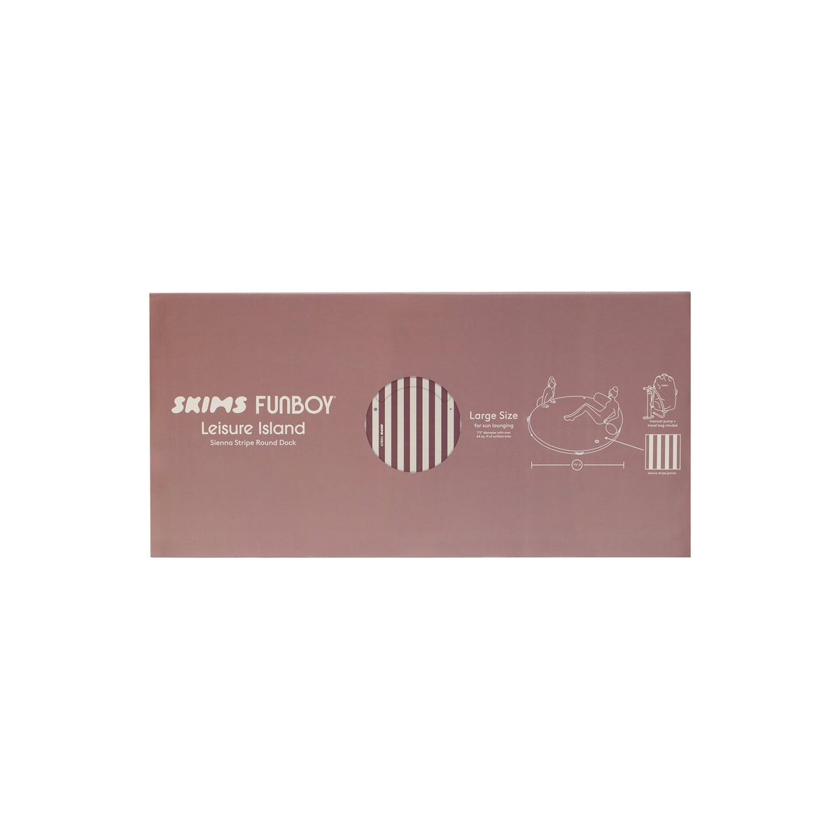 FUNBOY X SKIMS LEISURE ISLAND | SIENNA STRIPE