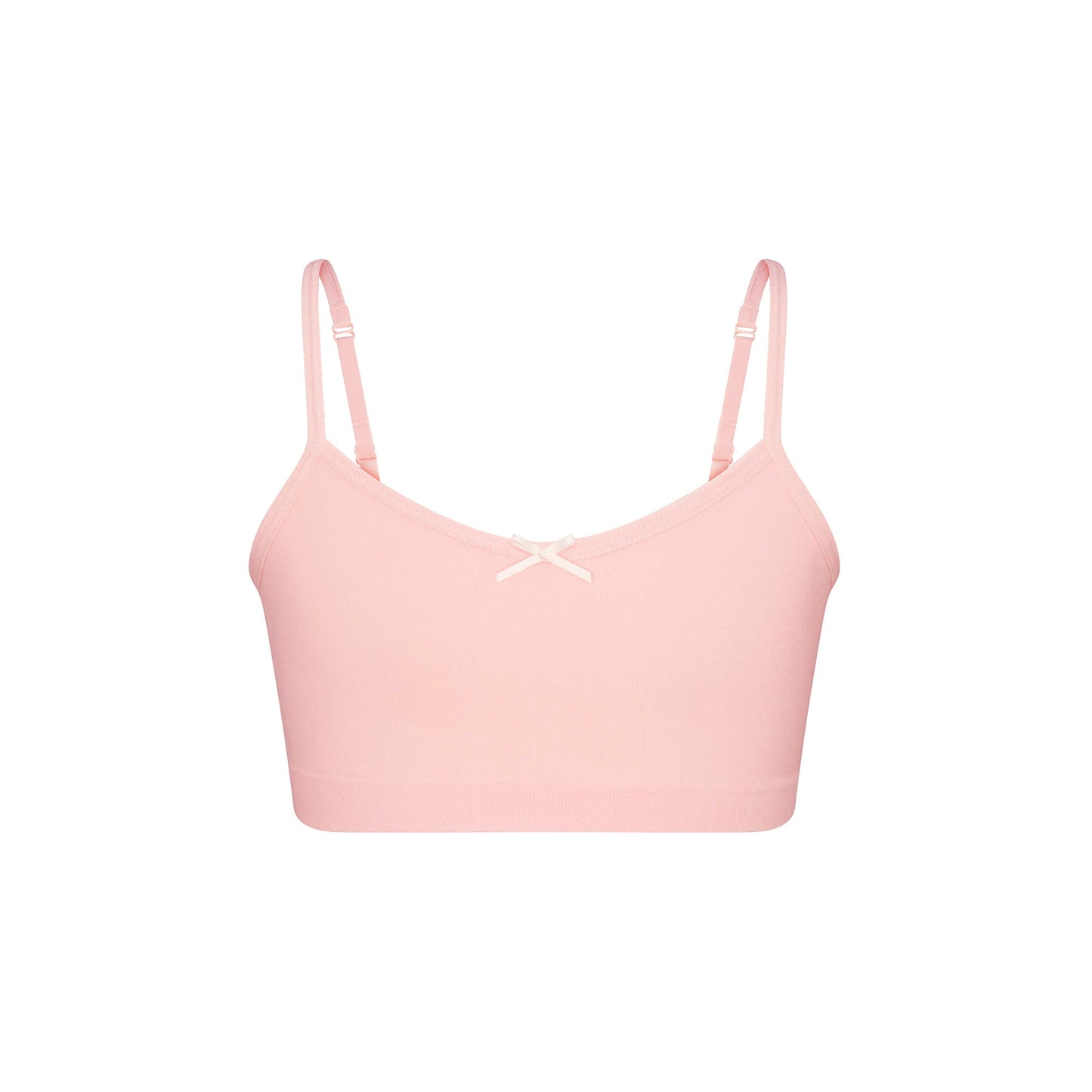 COTTON SEAMLESS JUNIORS BRALETTE 2-PACK | MARBLE AND BALLET