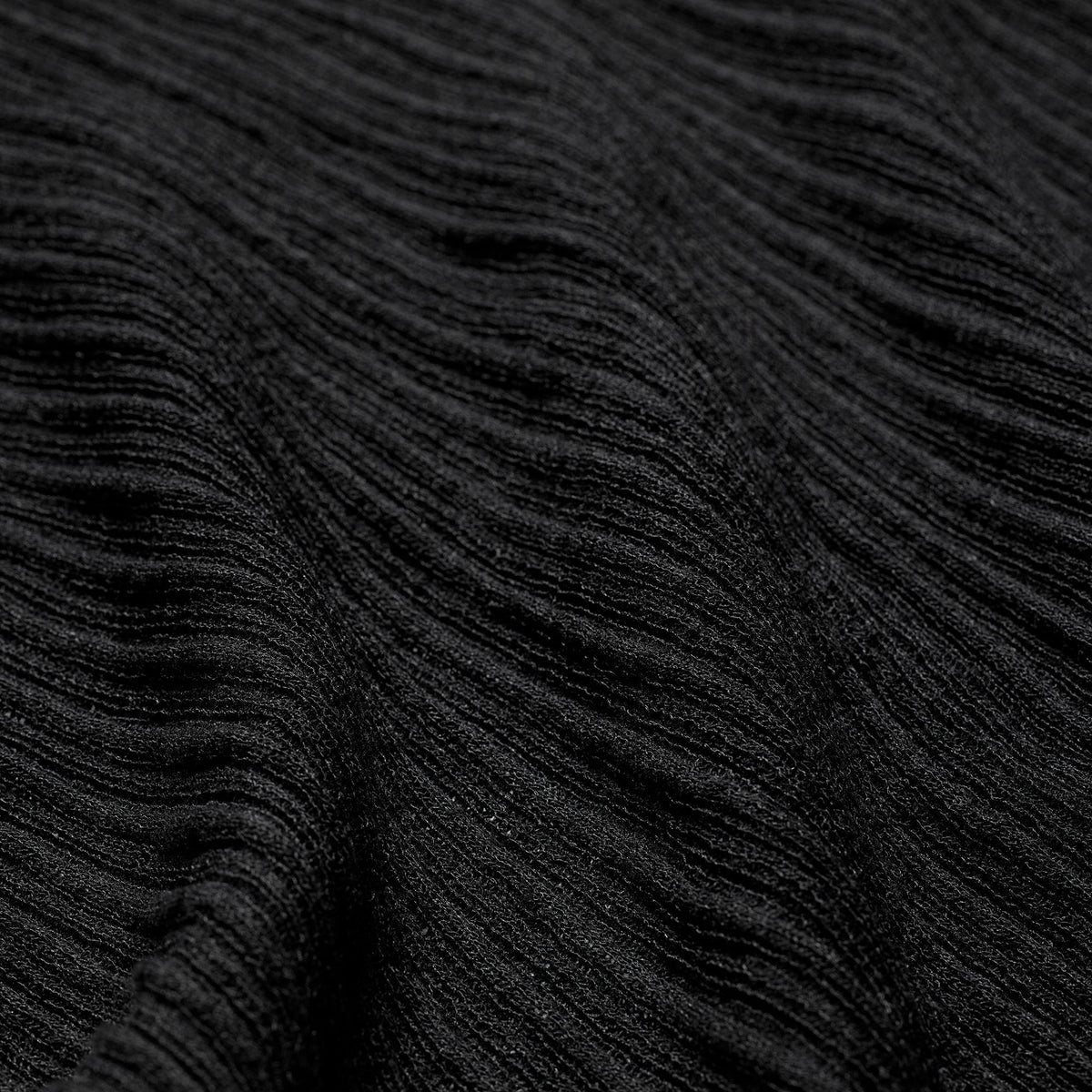 SHEER KNIT PLUNGE TANK | ONYX