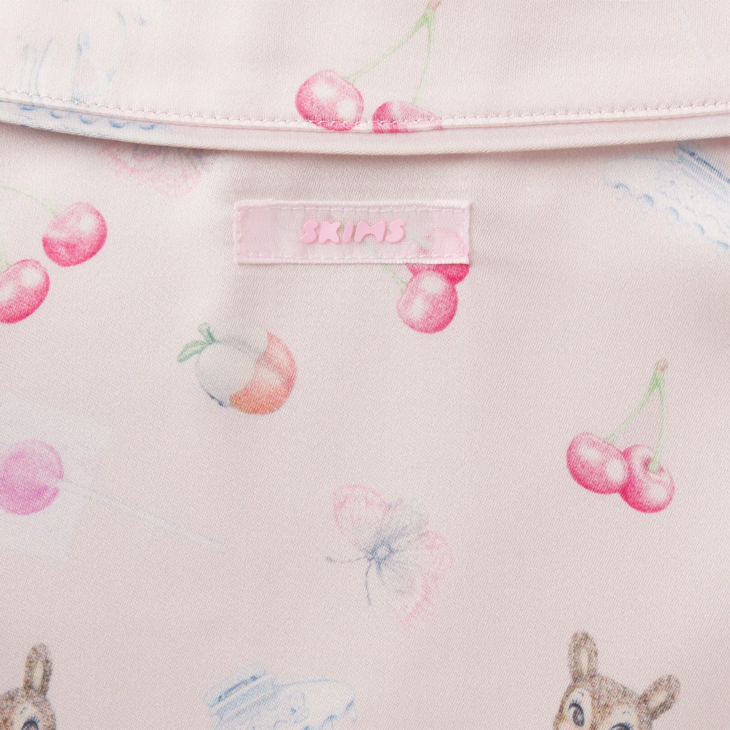 WOVEN SHINE ROBE | BARELY PINK SNACK BAG