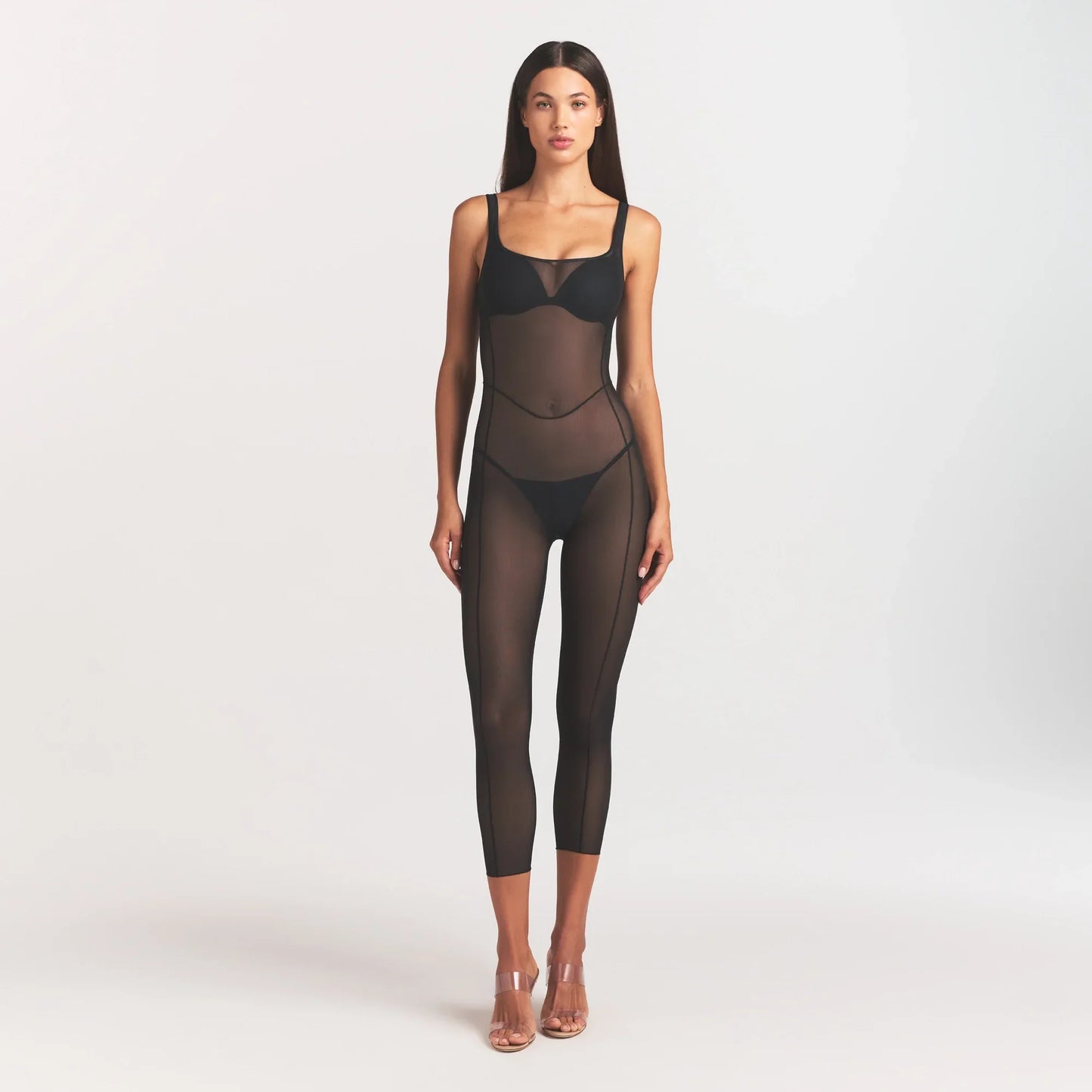 POWER MESH SHAPEWEAR CATSUIT | ONYX
