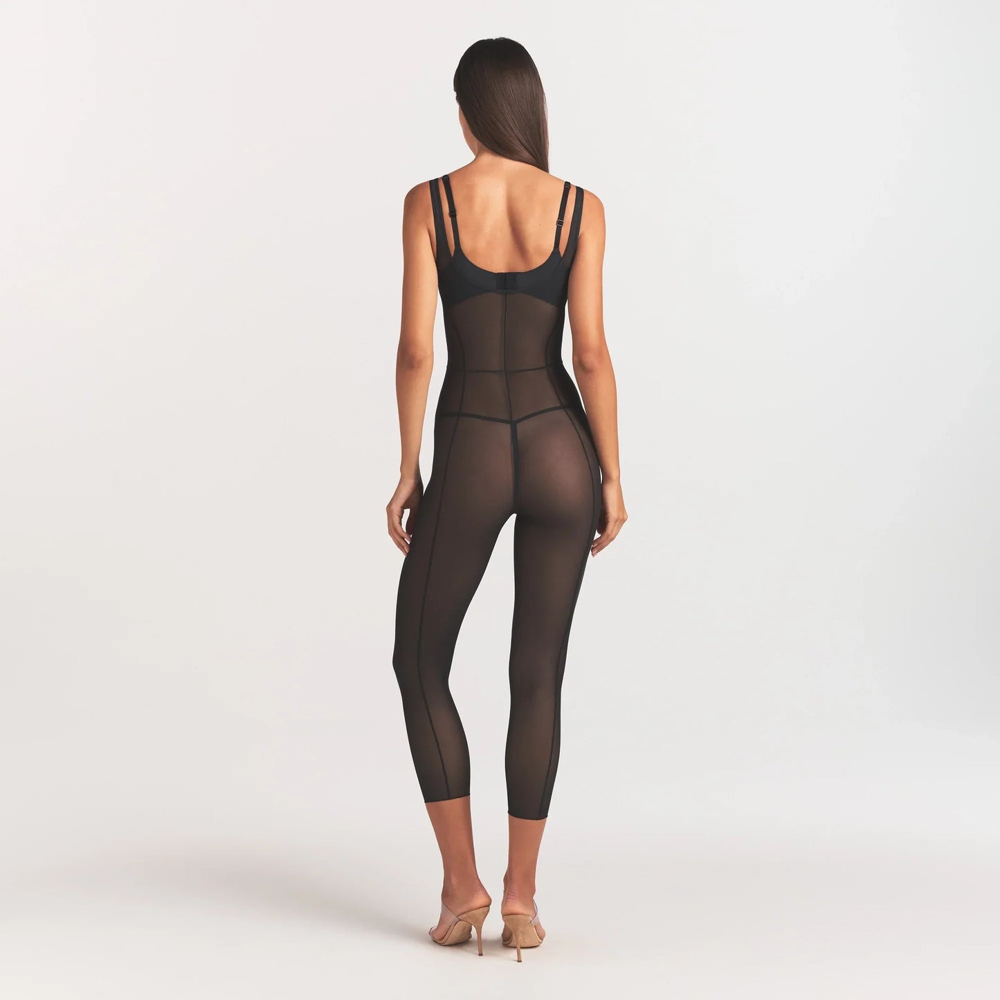 POWER MESH SHAPEWEAR CATSUIT | ONYX