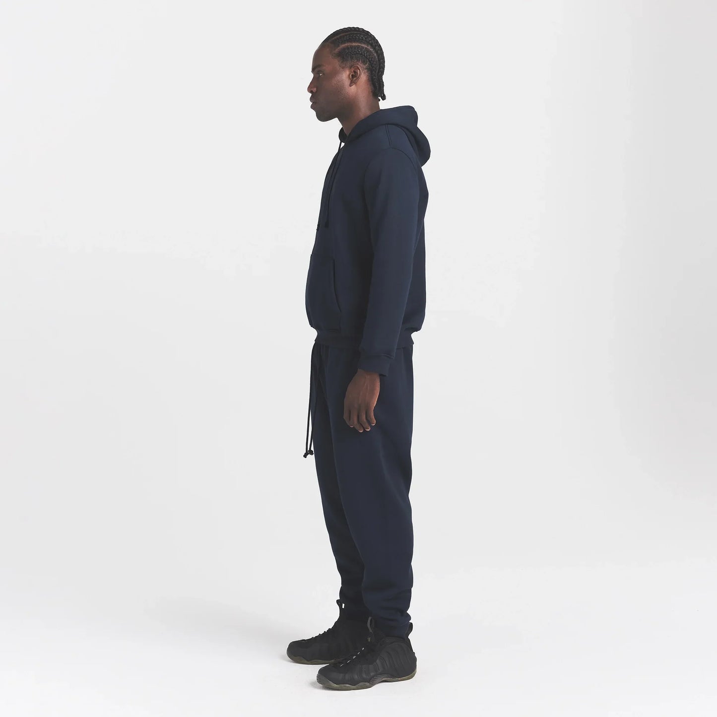 FLEECE LOUNGE MENS TAPERED JOGGER | NAVY