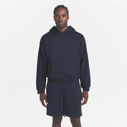 FLEECE LOUNGE MENS RELAXED SHORT | NAVY