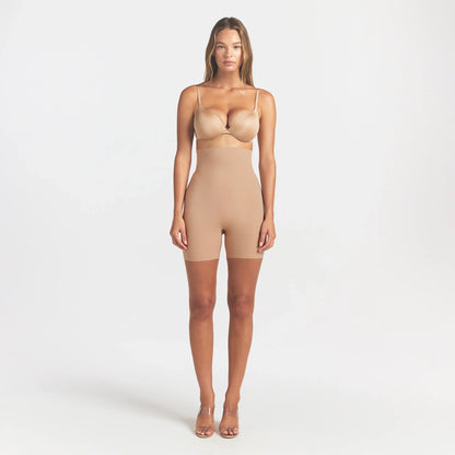 COOL SHAPEWEAR HIGH-WAISTED SHORT | CLAY