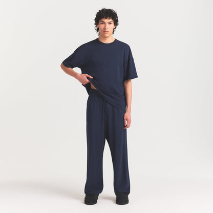 JERSEY LOUNGE MENS RELAXED STRAIGHT LEG PANT | NAVY