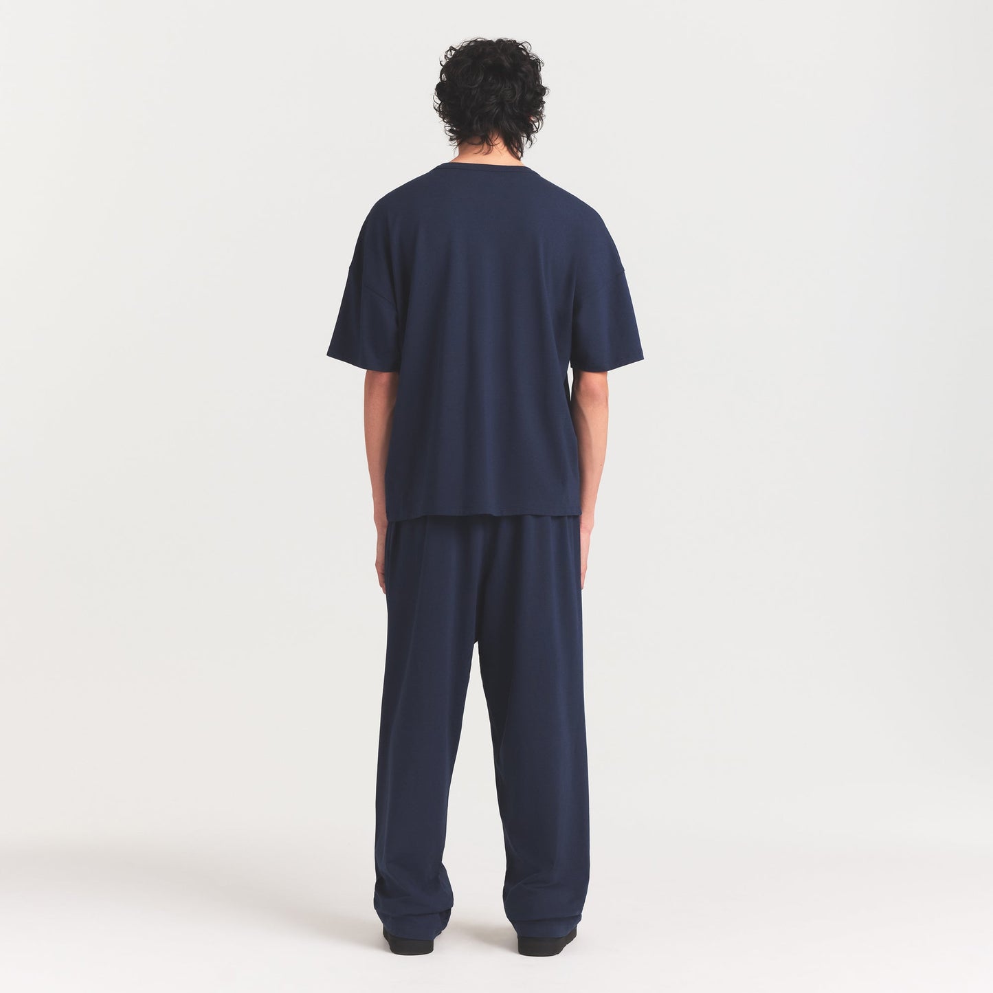 JERSEY LOUNGE MENS RELAXED STRAIGHT LEG PANT | NAVY