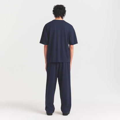 JERSEY LOUNGE MENS RELAXED STRAIGHT LEG PANT | NAVY