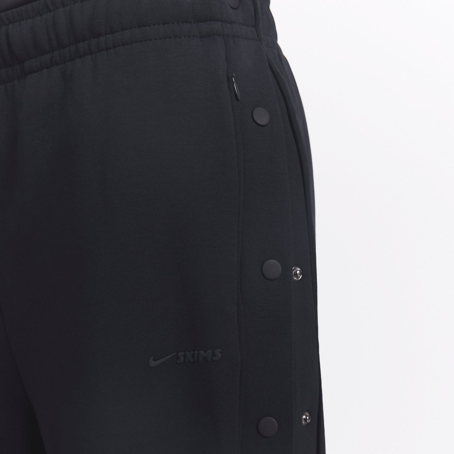 NikeSKIMS MATTE TRICOT SIDE SNAPS PANT | OBSIDIAN