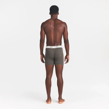 SKIMS COTTON RIB MENS 5" BOXER BRIEF | JUNGLE