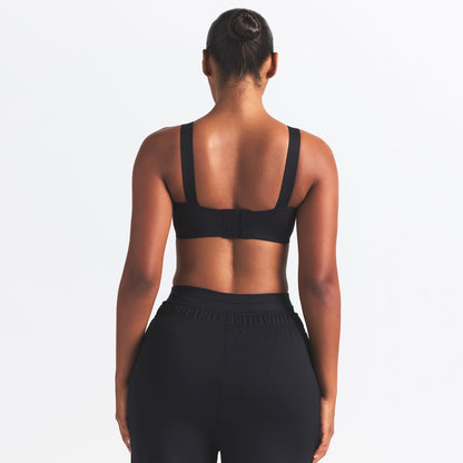 NikeSKIMS MATTE WIDE STRAP BRA | OBSIDIAN