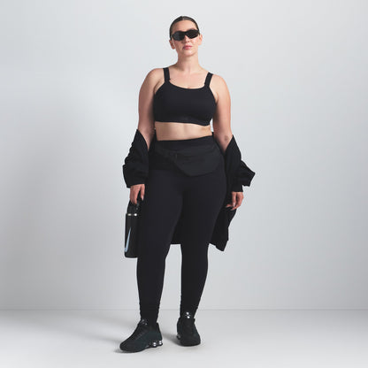 NikeSKIMS MATTE WIDE STRAP BRA | OBSIDIAN