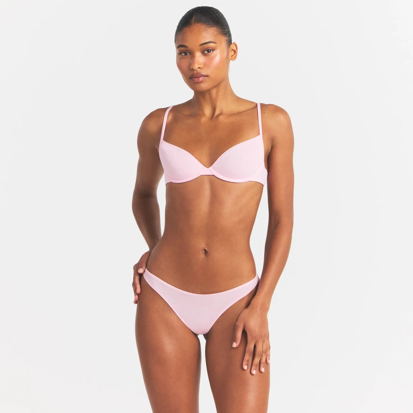 EVERYDAY COTTON UNLINED DEMI BRA | PEONY