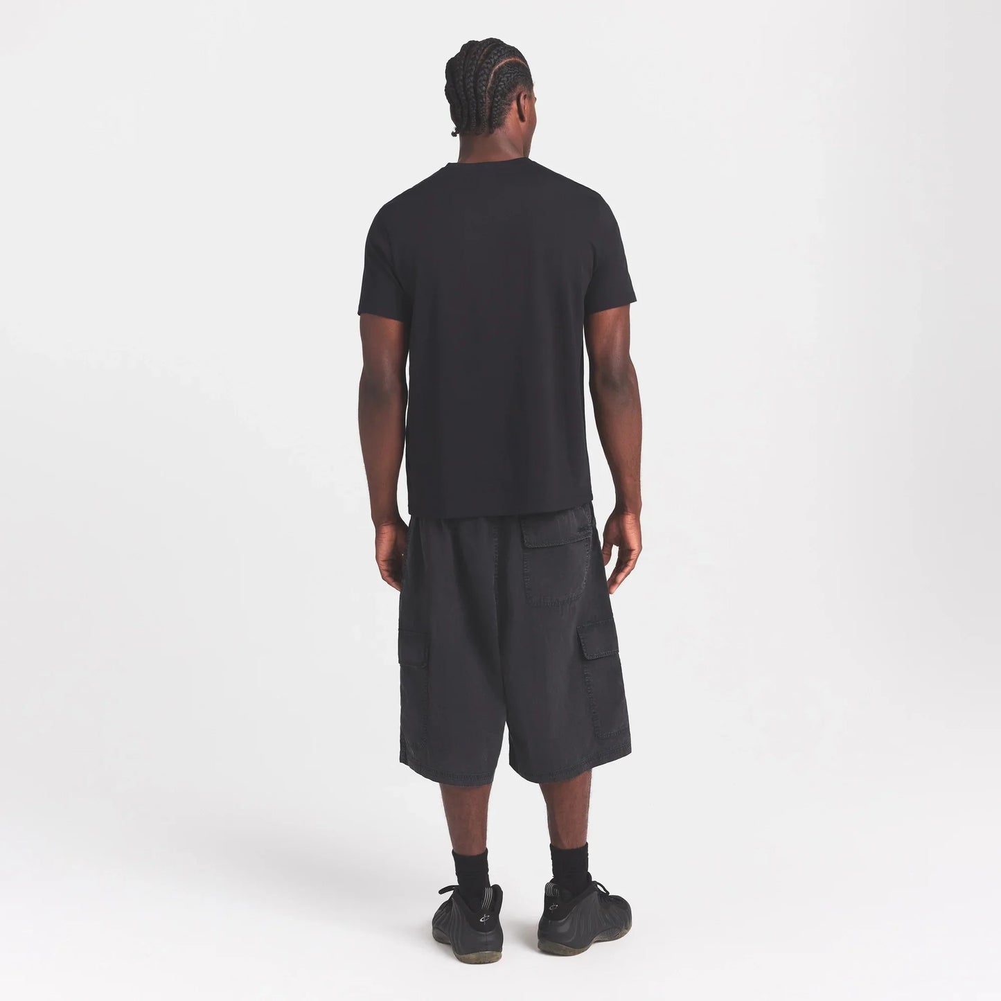 WOVEN MENS RELAXED CARGO SHORT | ONYX