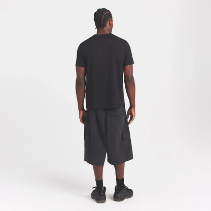 WOVEN MENS RELAXED CARGO SHORT | ONYX