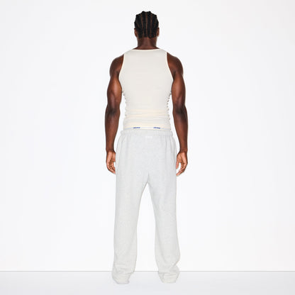 FLEECE LOUNGE MENS CLASSIC STRAIGHT LEG PANT | LIGHT HEATHER GREY