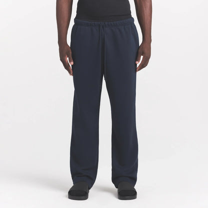 FLEECE LOUNGE MENS CLASSIC STRAIGHT LEG PANT | NAVY
