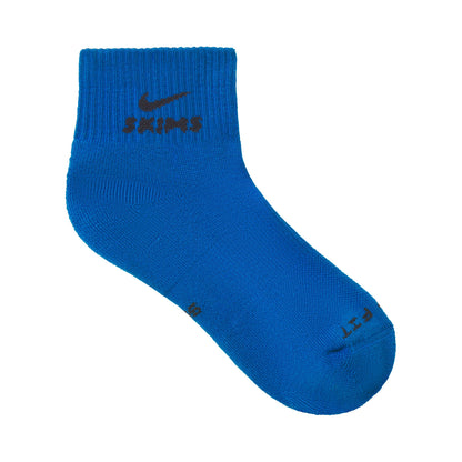 NikeSKIMS ACCESSORIES DRI-FIT™ QUARTER CREW SOCK 3-PACK | COBALT MULTI