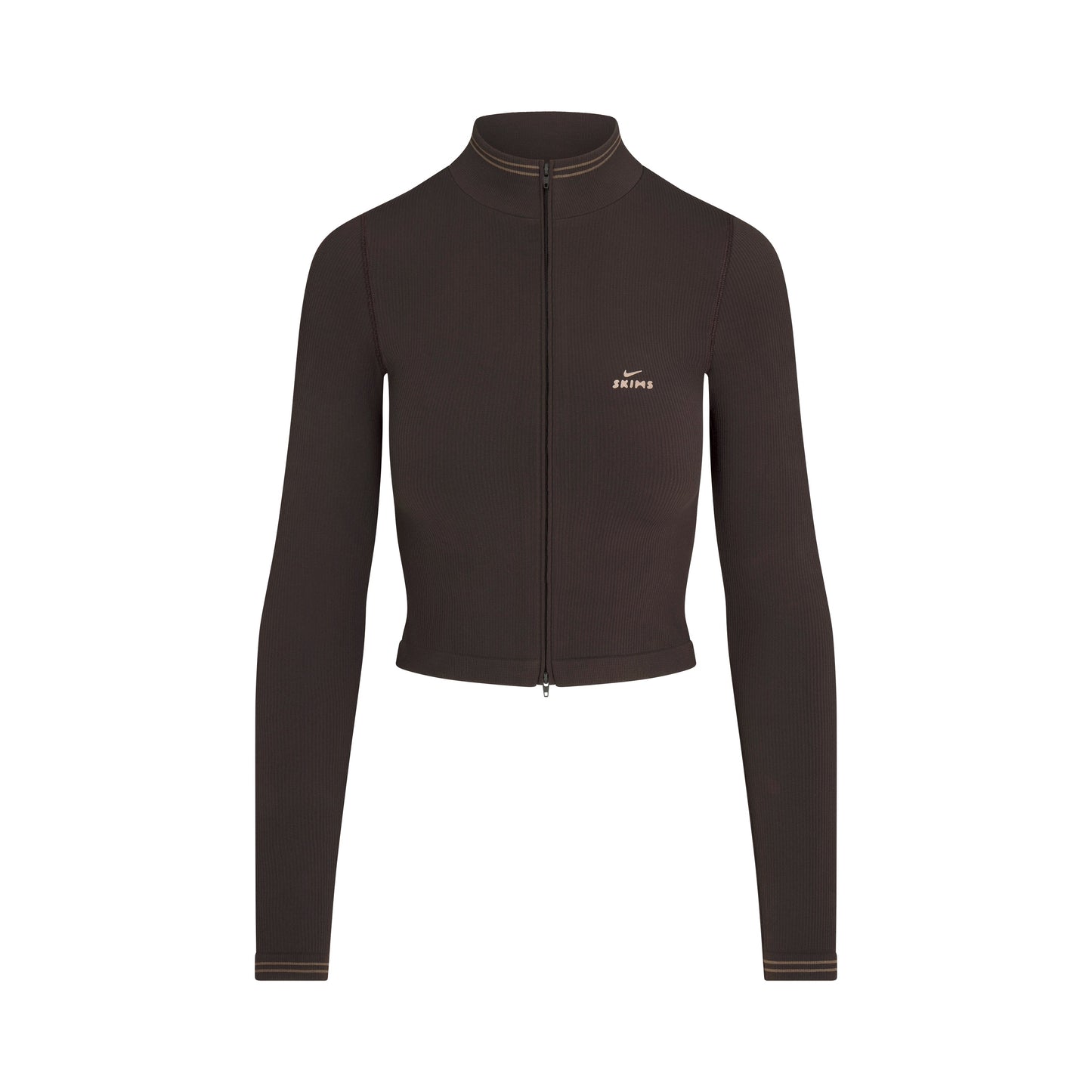 NikeSKIMS RIBBED SEAMLESS ZIP UP CROP JACKET | PHOENIX