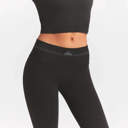 NikeSKIMS RIBBED SEAMLESS 26" LEGGING | OBSIDIAN