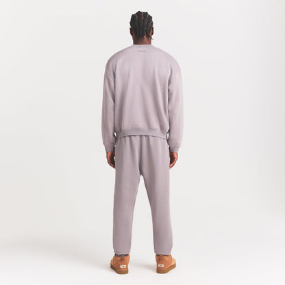 FLEECE LOUNGE MENS RELAXED HIGH CREWNECK | SHADOW