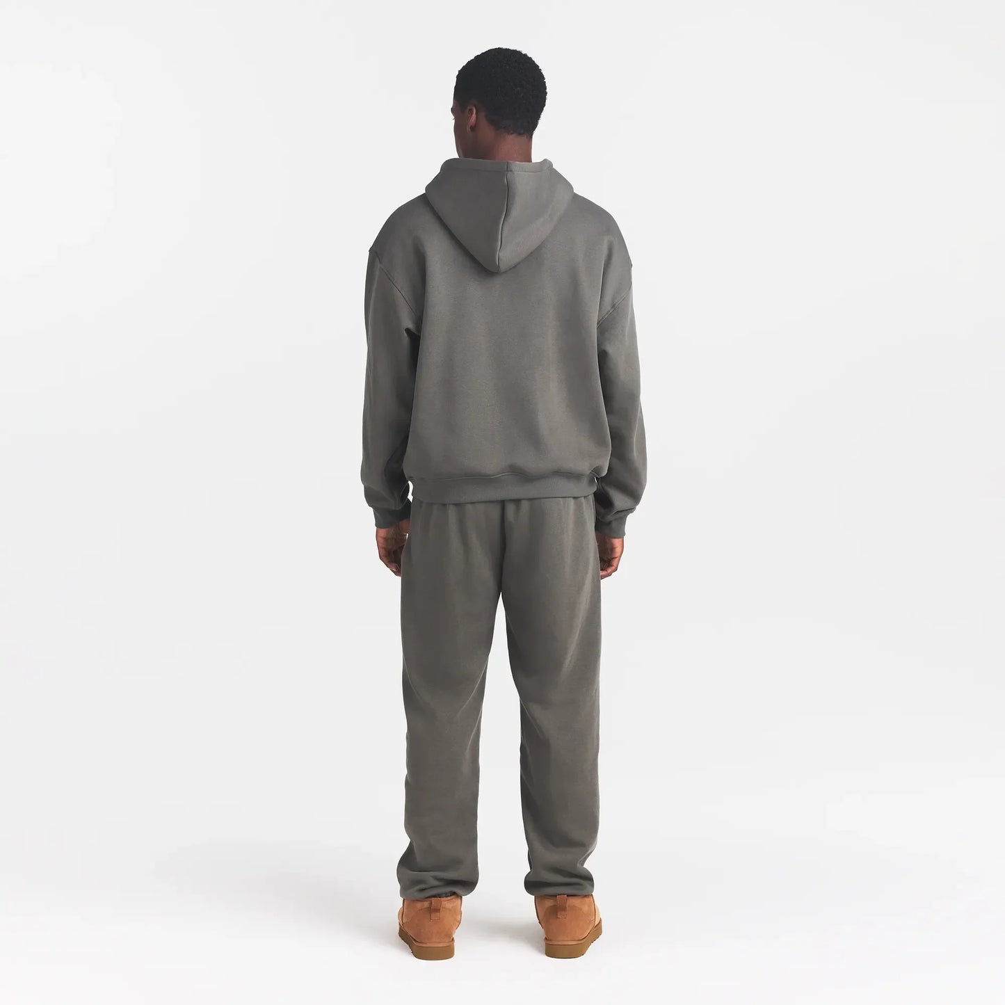 FLEECE LOUNGE MENS RELAXED HOODIE | JUNGLE