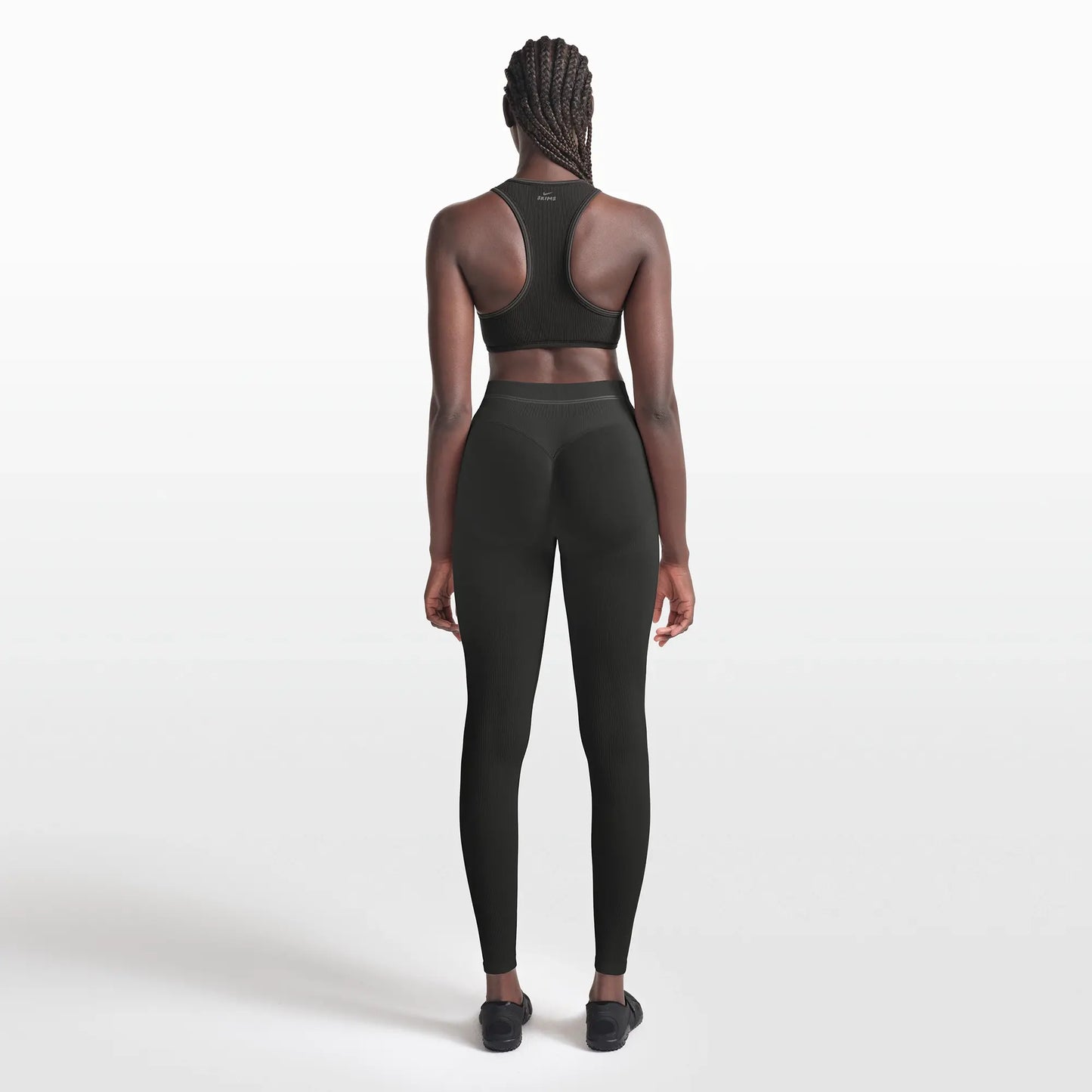 NikeSKIMS RIBBED SEAMLESS 26" LEGGING | OBSIDIAN