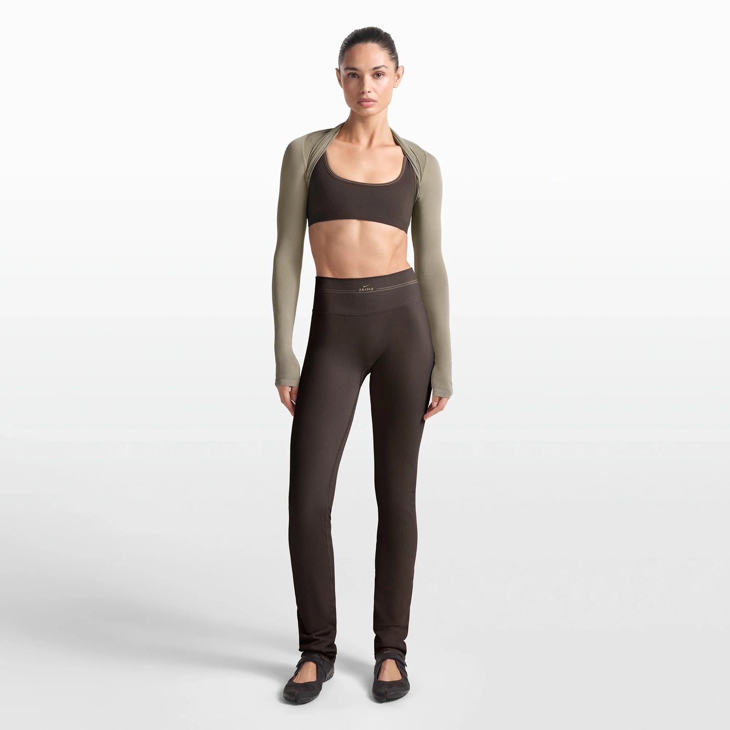 NikeSKIMS RIBBED SEAMLESS 34" STRAIGHT LEGGING | PHOENIX