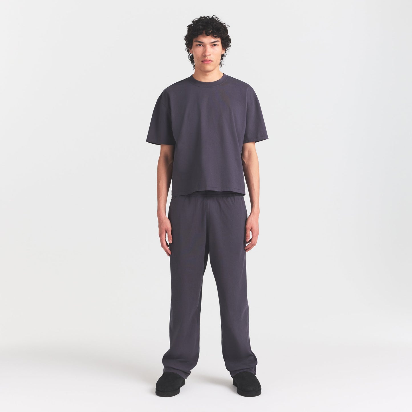 HEAVYWEIGHT COTTON MENS RELAXED PANT | RAVEN