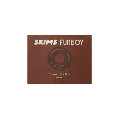 FUNBOY X SKIMS EMBOSSED TUBE FLOAT | COCOA