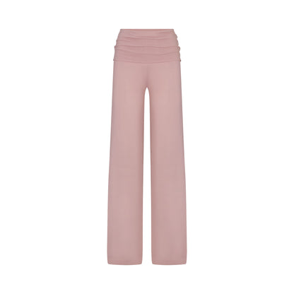 NikeSKIMS STRETCH KNIT FOLDOVER WIDE LEG PANT | HIMALAYAN