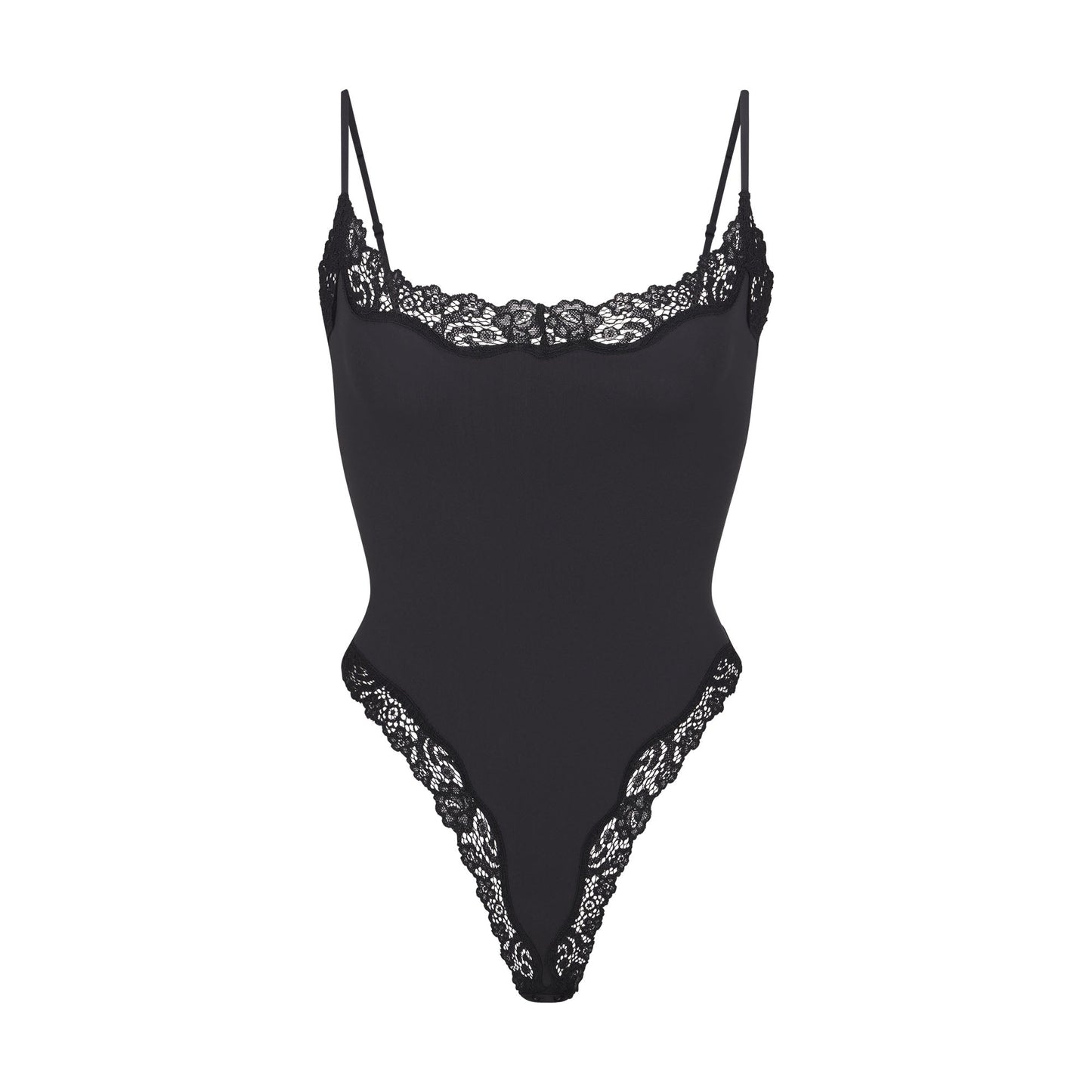 FITS EVERYBODY LACE CAMI BODYSUIT | ONYX