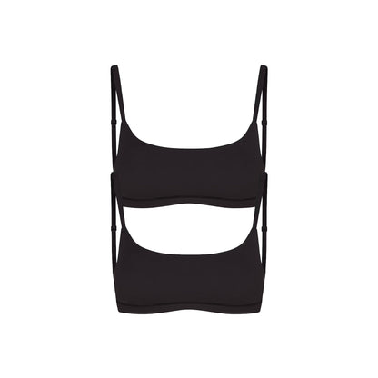 FITS EVERYBODY SCOOP BRALETTE 2-PACK | ONYX