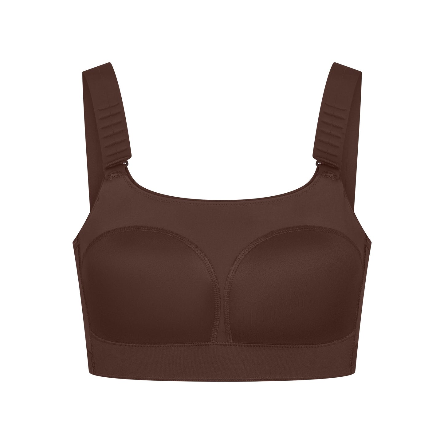 NikeSKIMS MATTE WIDE STRAP BRA | DARK SEPIA