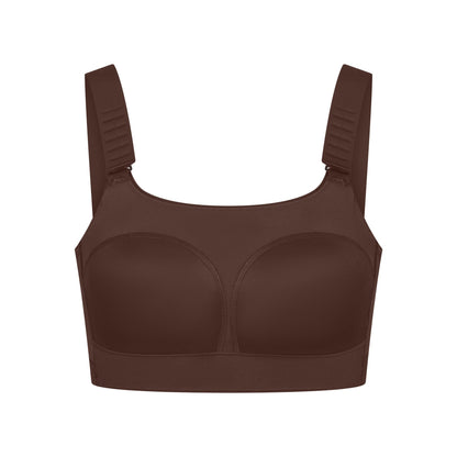 NikeSKIMS MATTE WIDE STRAP BRA | DARK SEPIA