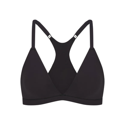 FITS EVERYBODY RACERBACK TRIANGLE BRALETTE | ONYX