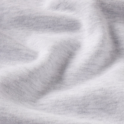 COTTON FLEECE LOGO CLASSIC HOODIE | LIGHT HEATHER GREY WITH ONYX LOGO