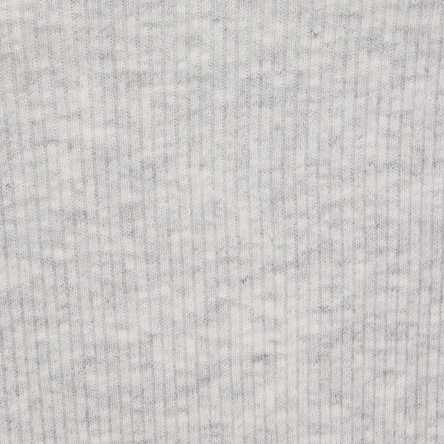 COTTON RIB T-SHIRT | LIGHT HEATHER GREY