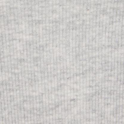 COTTON RIB T-SHIRT | LIGHT HEATHER GREY
