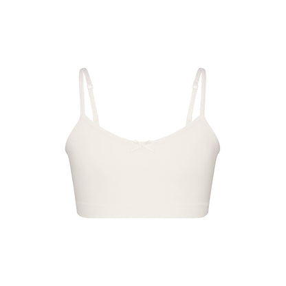 COTTON SEAMLESS JUNIORS BRALETTE 2-PACK | MARBLE AND BALLET