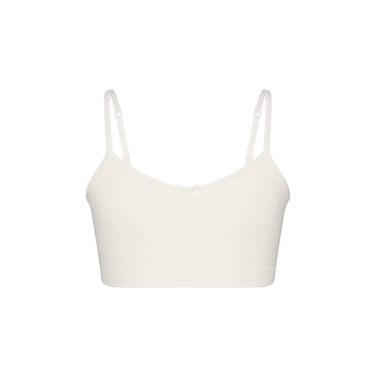 COTTON SEAMLESS JUNIORS BRALETTE 2-PACK | MARBLE AND BALLET
