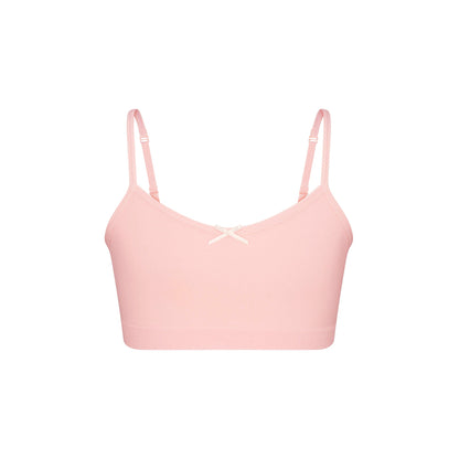 COTTON SEAMLESS JUNIORS BRALETTE 2-PACK | MARBLE AND BALLET