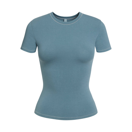COTTON JERSEY T-SHIRT | KYANITE