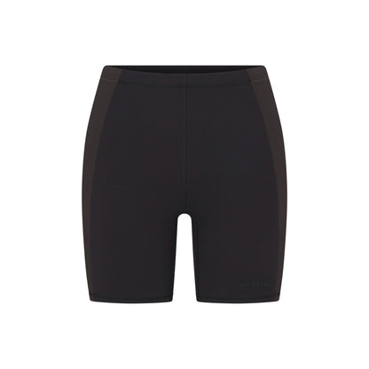 NikeSKIMS MATTE SHINE MIX 5" BIKER SHORT | OBSIDIAN AND IGNEOUS