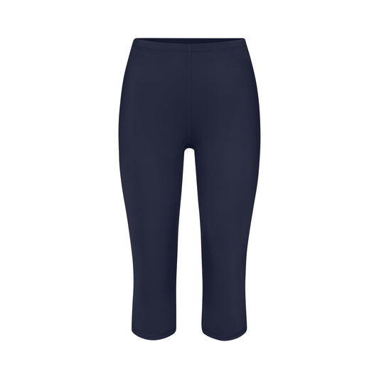 NikeSKIMS SHINE DRAWCORD 17" CAPRI LEGGING | NAVY