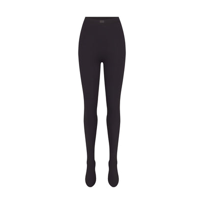 NikeSKIMS MATTE FOOTSIE GRIP LEGGING | OBSIDIAN