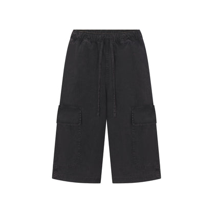 WOVEN MENS RELAXED CARGO SHORT | ONYX
