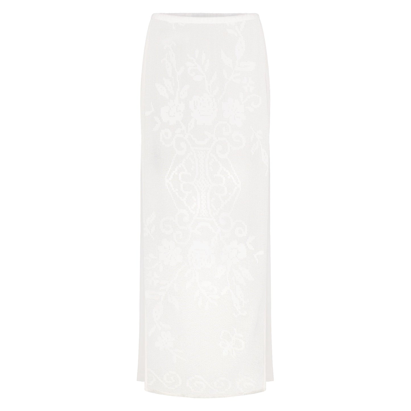 LACE COVER-UPS LONG SKIRT | SNOW
